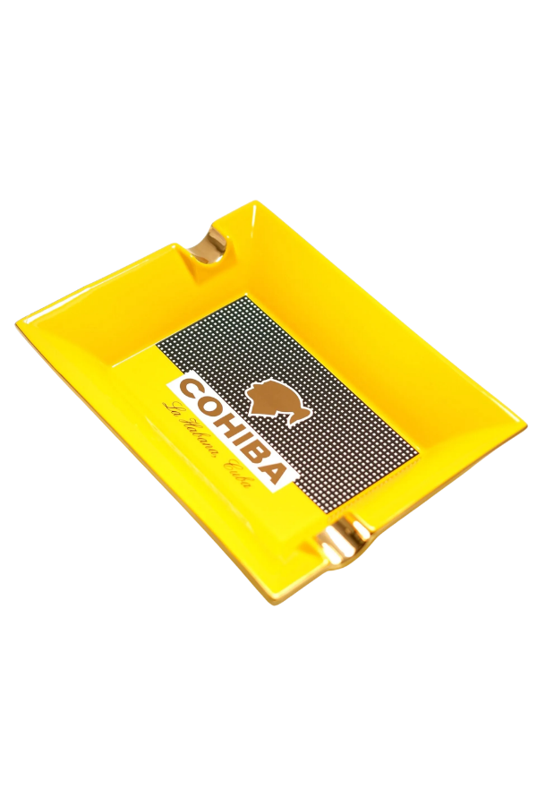 Cohiba Sarı Gold İkili Porselen Puro Küllüğü