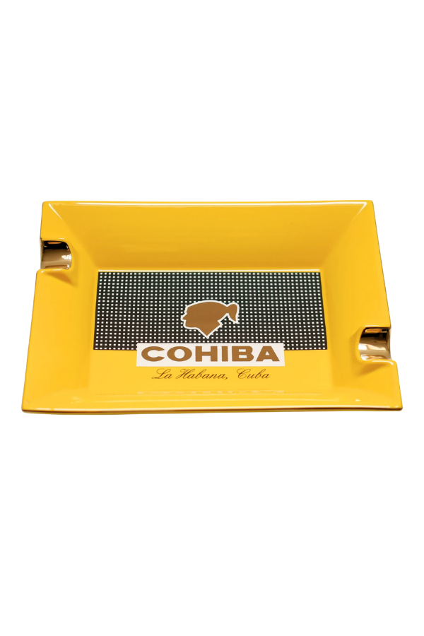 Cohiba Sarı Gold İkili Porselen Puro Küllüğü