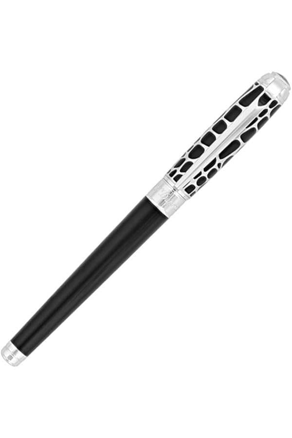 S.T. Dupont Line D Siyah Desenli Dolma Kalem 410121