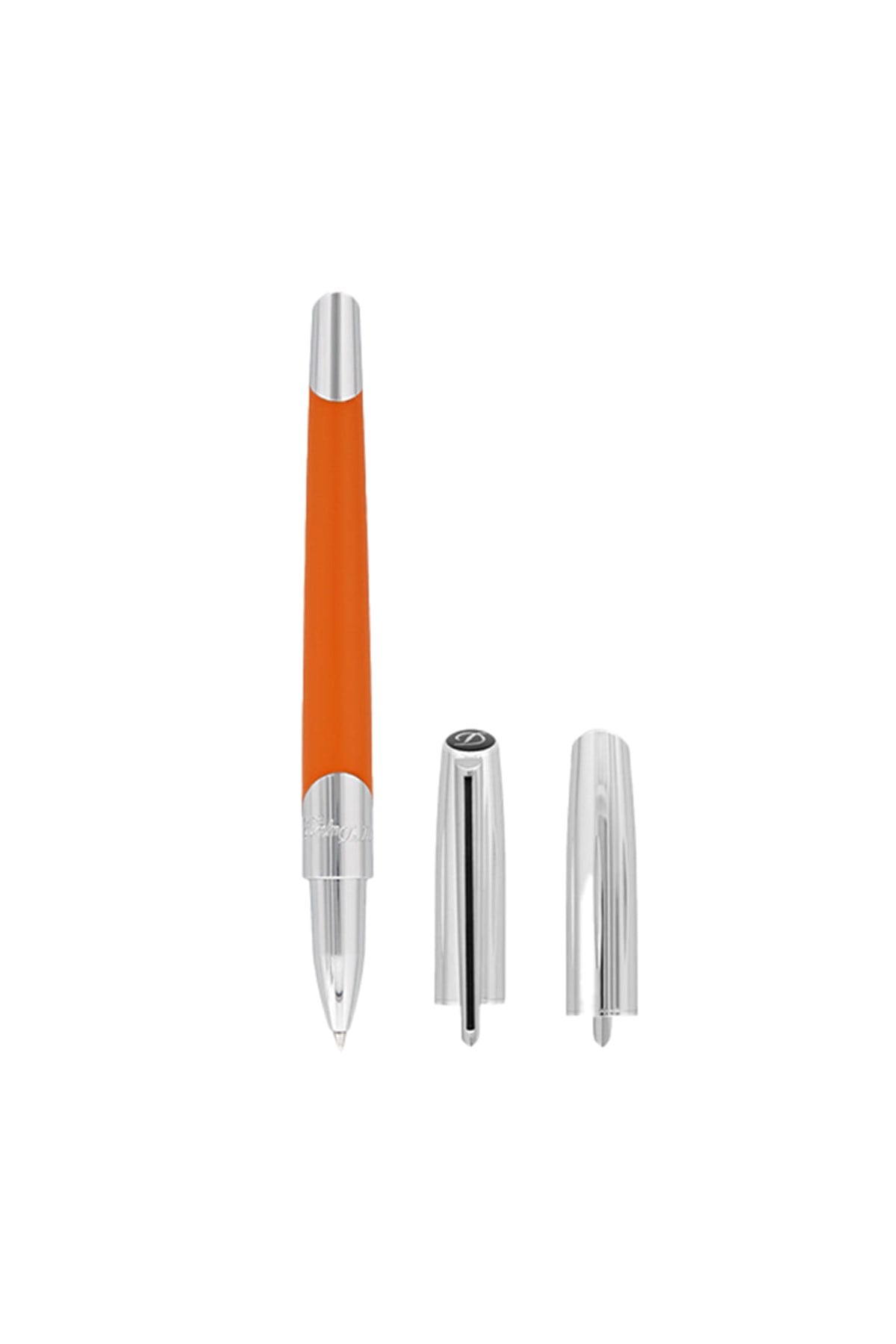 S.T. Dupont Turuncu-Gümüş Tükenmez Kalem 402737