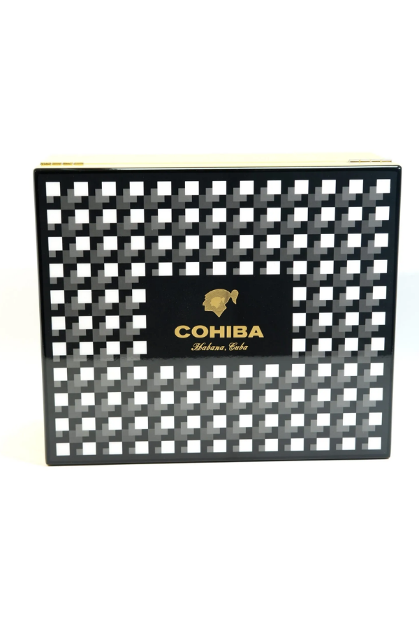 Cohiba Sarı Nokta Desenli Sedir Humidor Puro Kutusu
