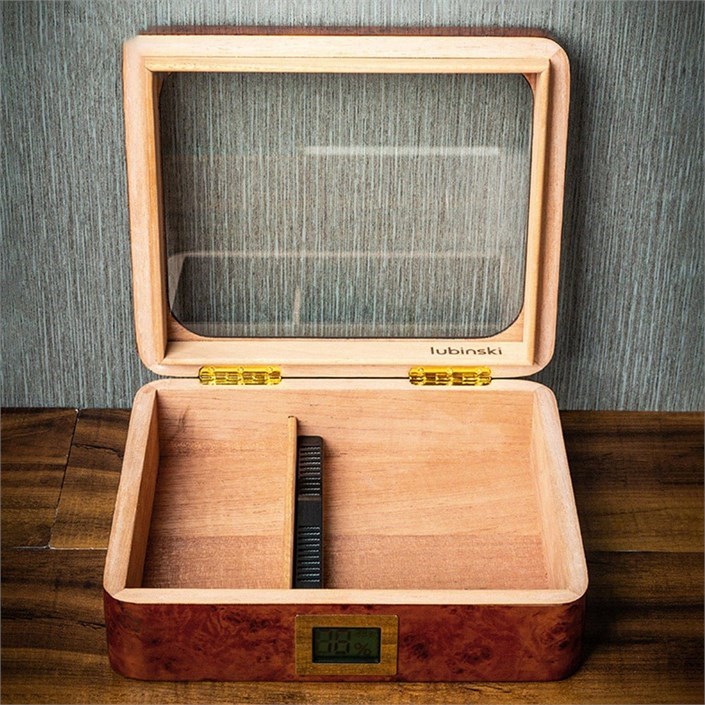 Lubinski Yeni Seri Basic Puro Kutusu Humidor 30s Mavi