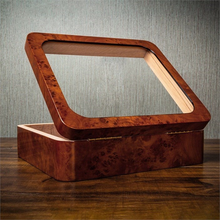 Lubinski Yeni Seri Basic Puro Kutusu Humidor 30s Kahve