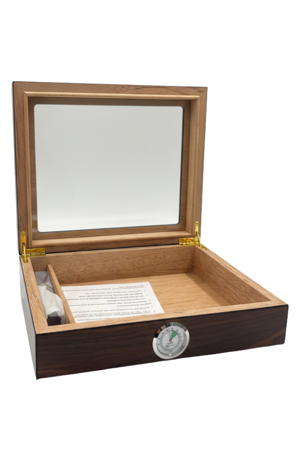 PremiumQuality Manaus Kahverengi Sedir Humidor Puro Kutusu