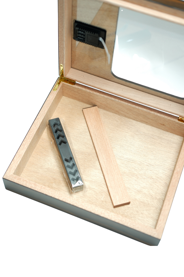 PremiumQuality San Telmo Kahverengi Sedir Humidor Puro Kutusu