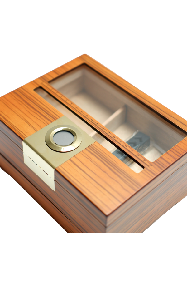 PremiumQuality Quito Kahverengi Sedir Humidor Puro Kutusu