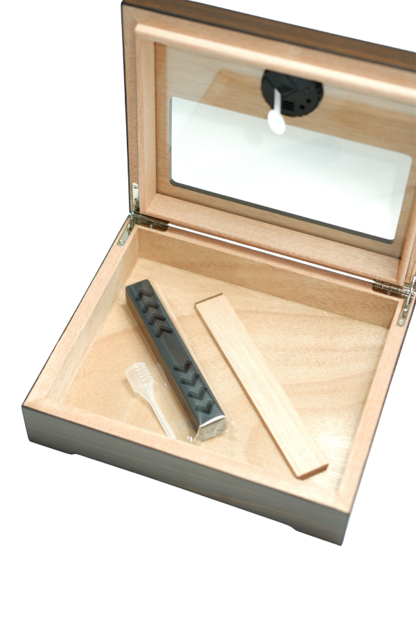 PremiumQuality Brasilia Kahverengi Sedir Humidor Puro Kutusu