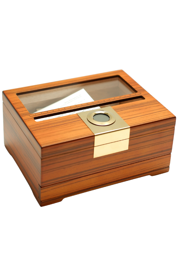PremiumQuality Quito Kahverengi Sedir Humidor Puro Kutusu