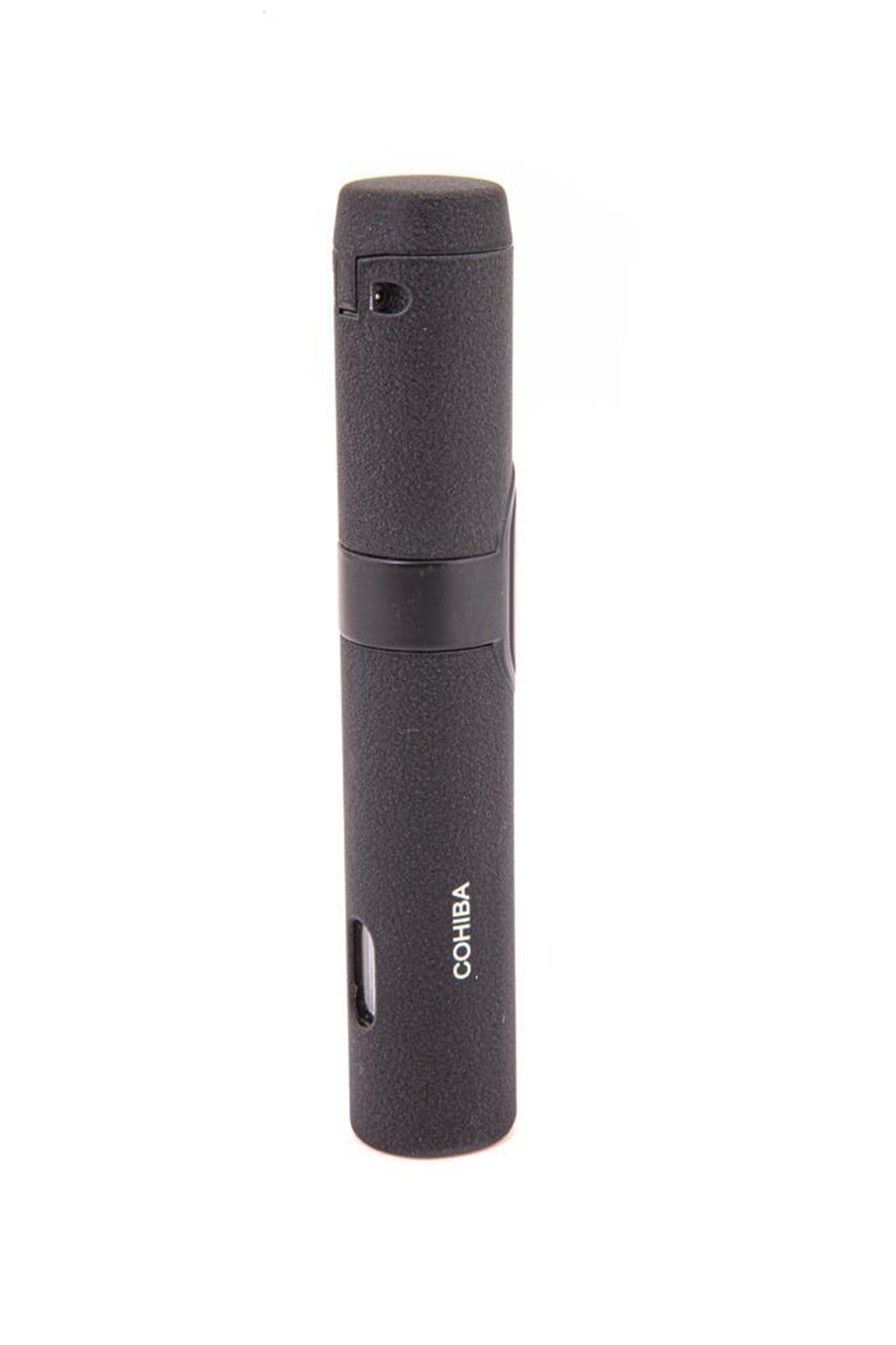 Cohiba Üç Torch Pürmüz Mat Siyah Masa Tipi Puro Çakmağı