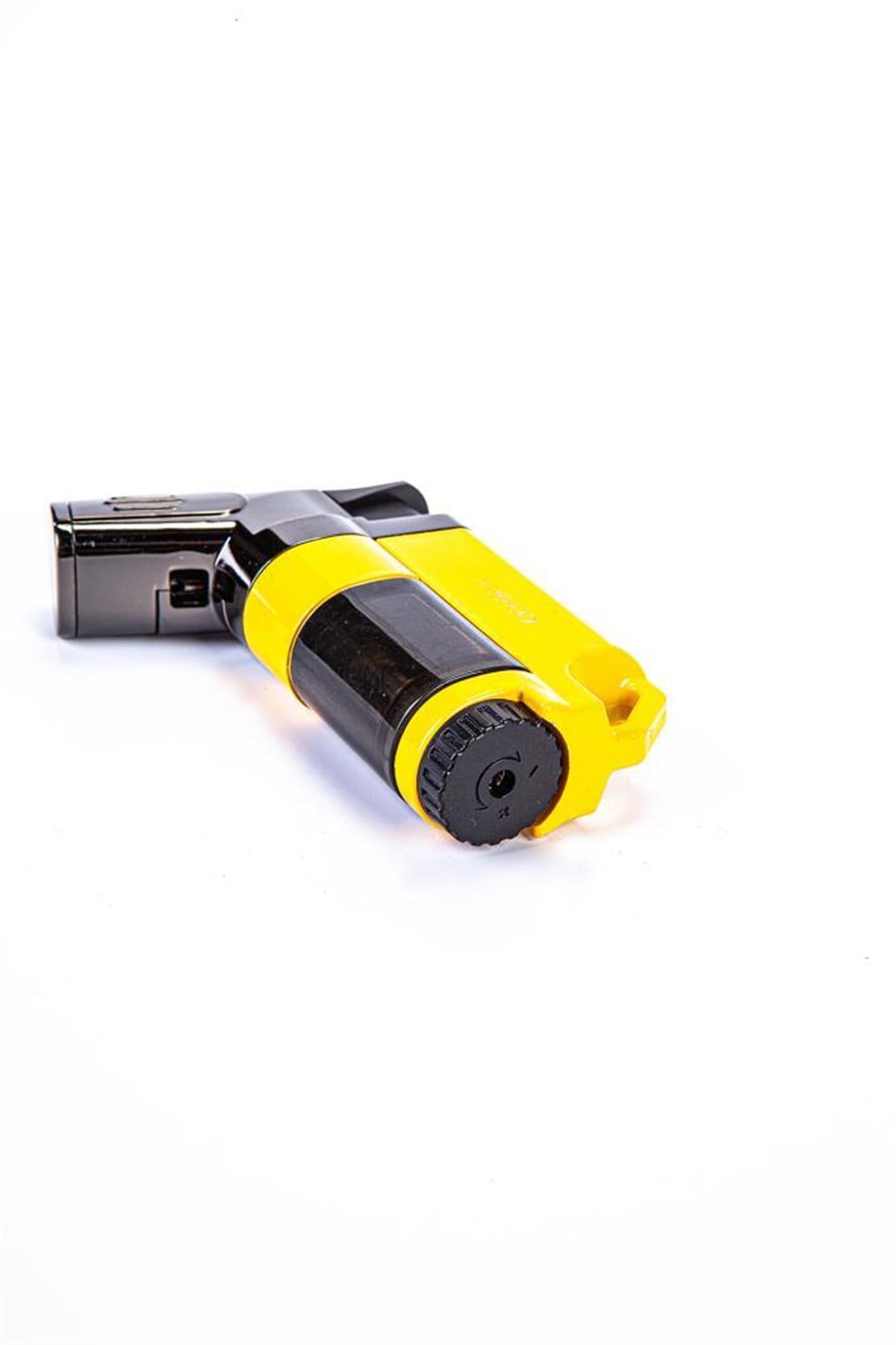 Cohiba Üç Torch Pürmüz Sarı Mini Masa Tipi Puro Çakmağı