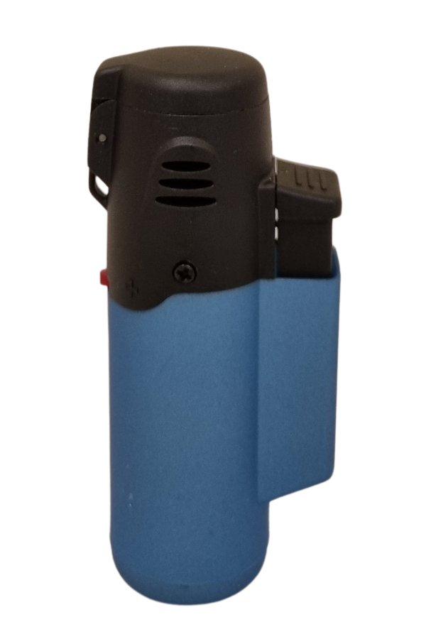 PremiumQuality Mavi Masa Tipi Tek Torch Pürmüz Puro Çakmağı