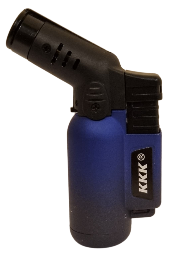 TR8015,PremiumQuality Lacivert-Siyah Tek Torch Pürmüz Masa Tipi Plastik Puro Çakmağı
