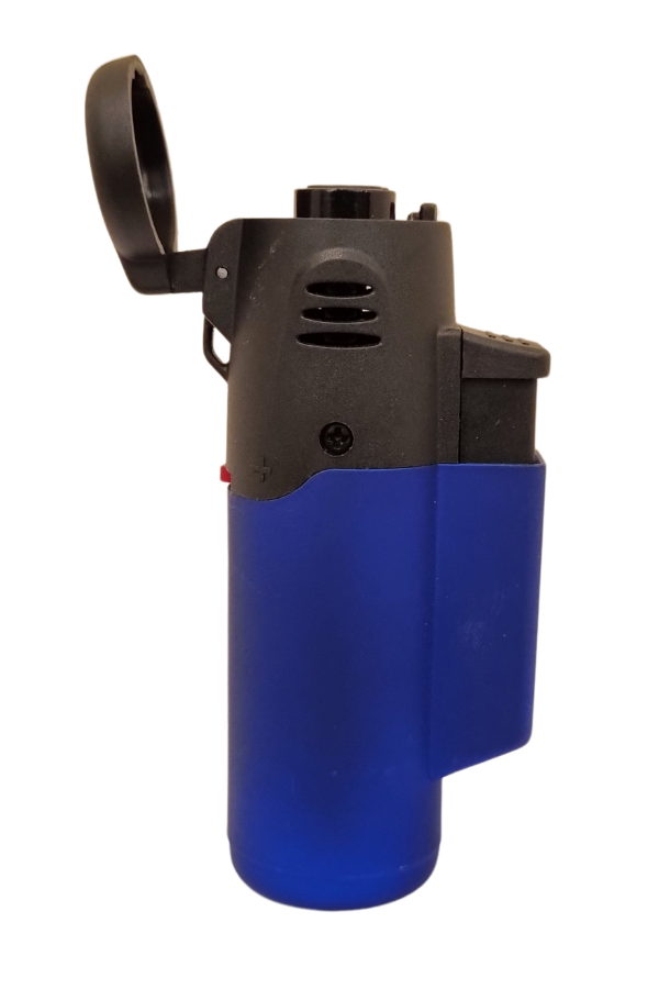 PremiumQuality Lacivert Masa Tipi Tek Torch Pürmüz Puro Çakmağı