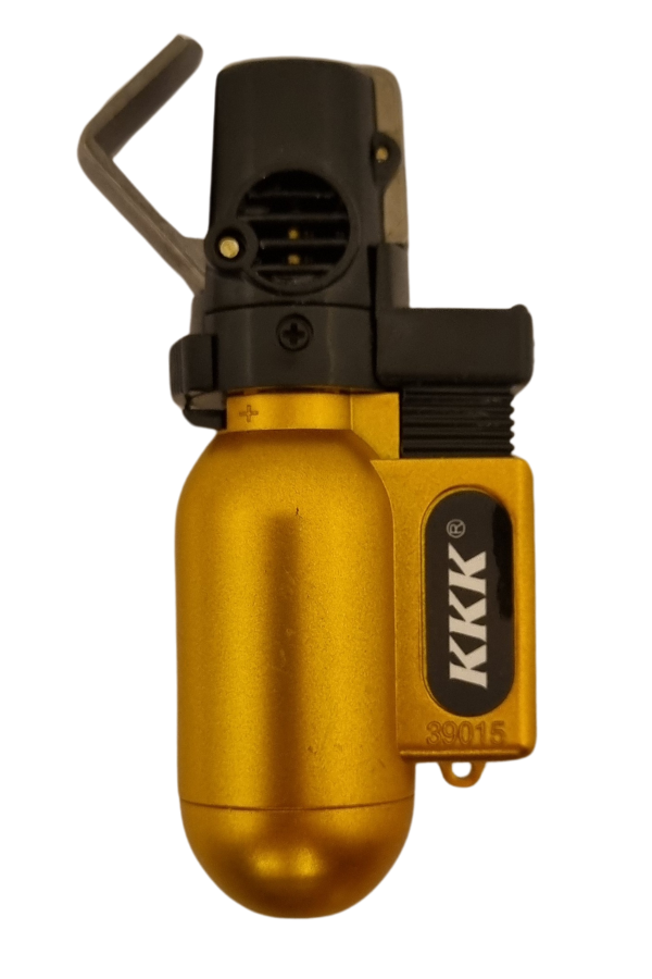 PremiumQuality Gold platik masa tipi tek Torch Pürmüz Puro Çakmağı
