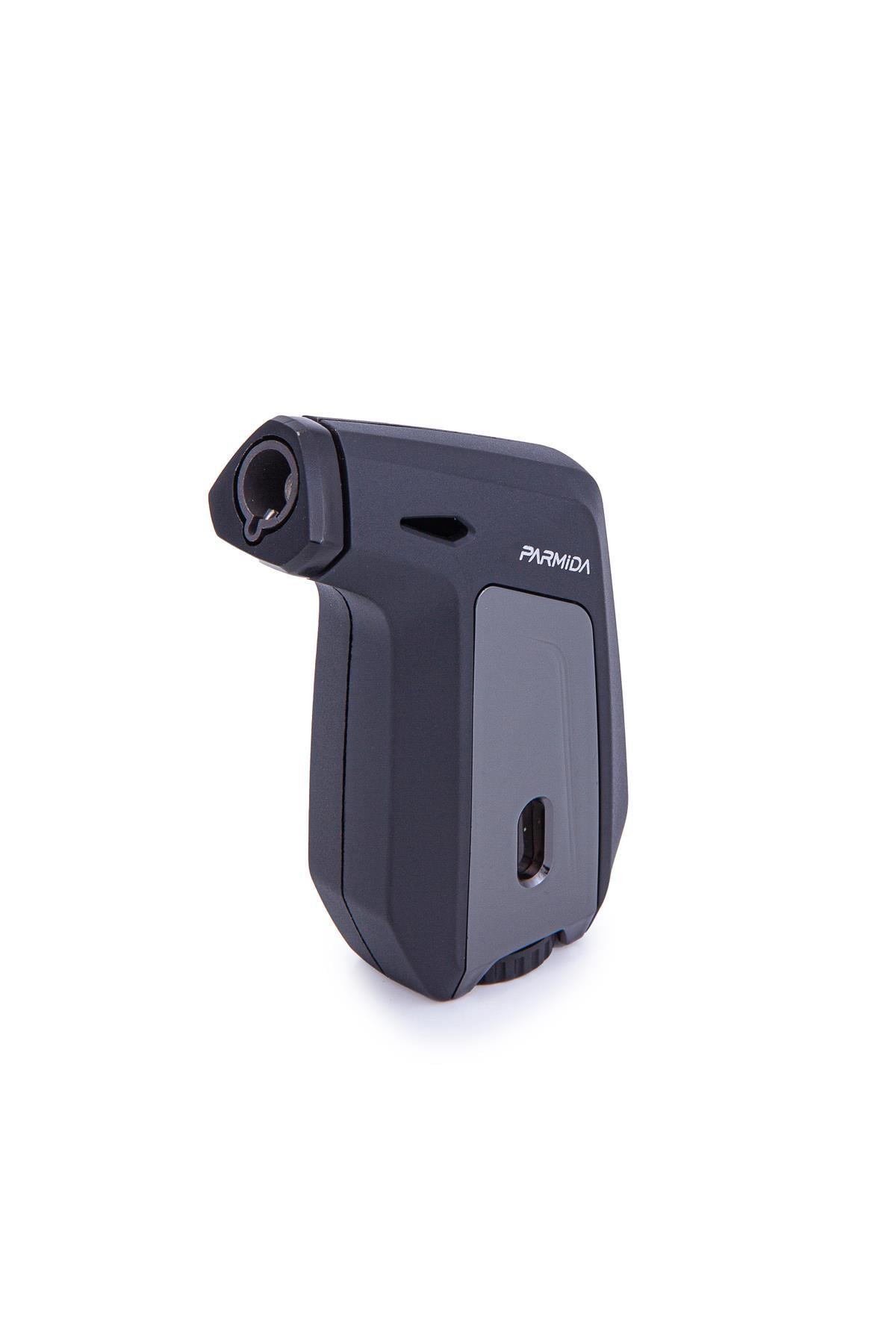 Parmida Tek Torch Pürmüz Mat Siyah Masa Tipi Puro Çakmağı