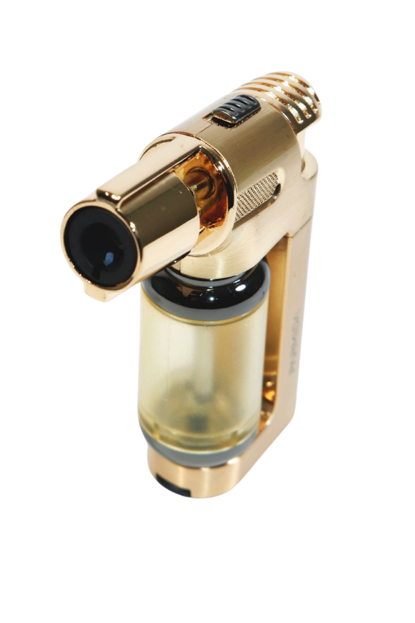 Parmida Tek Torch Pürmüz Gold Masa Tipi Metal Puro Çakmağı
