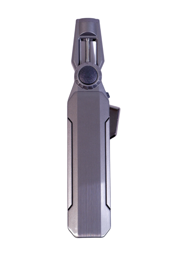 Parmida Tek Torch Pürmüz Oynar Başlıklı Gunmetal Masa Tipi Metal Puro Çakmağı