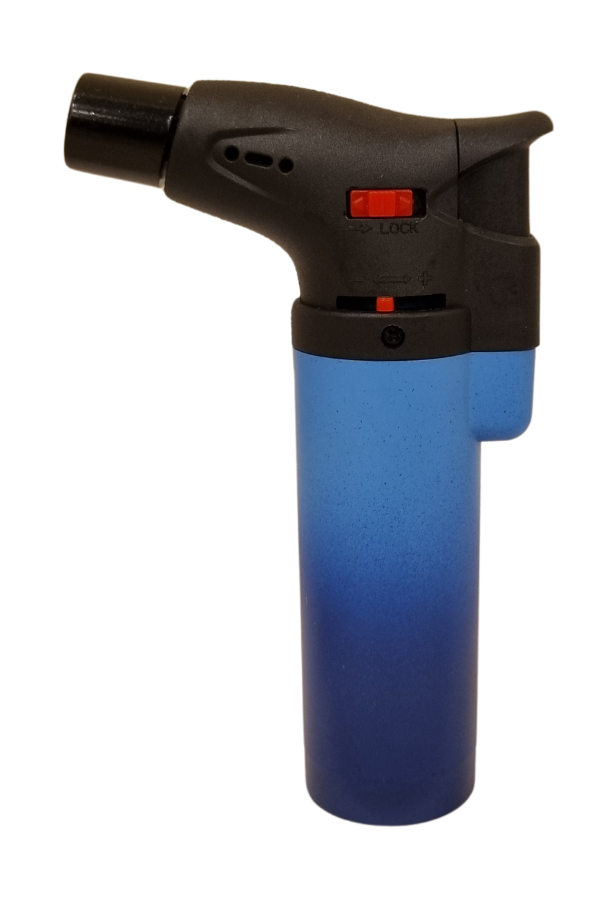 TR8099,PremiumQuality Mavi Tek Torch Pürmüz Masa Tipi Plastik Puro Çakmağı