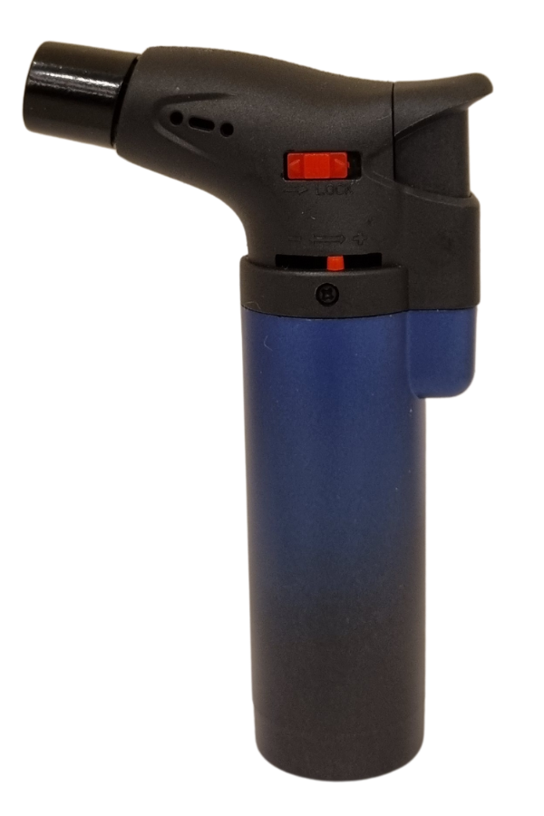 TR8102,PremiumQuality Lacivert Tek Torch Pürmüz Masa Tipi Plastik Puro Çakmağı