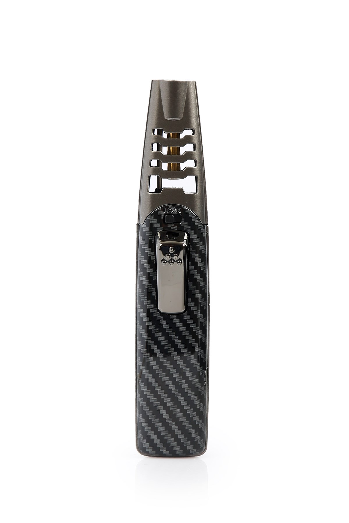 Premium Quality Tek Torch Pürmüz Karbon-Gunmetal Masa Tipi Puro Çakmağı
