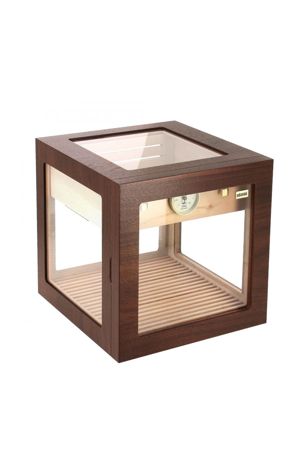 Adorini Cube Walnut Humidor Puro Kutusu
