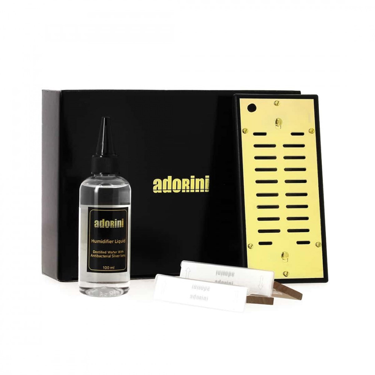 Adorini Cube Walnut Humidor Puro Kutusu
