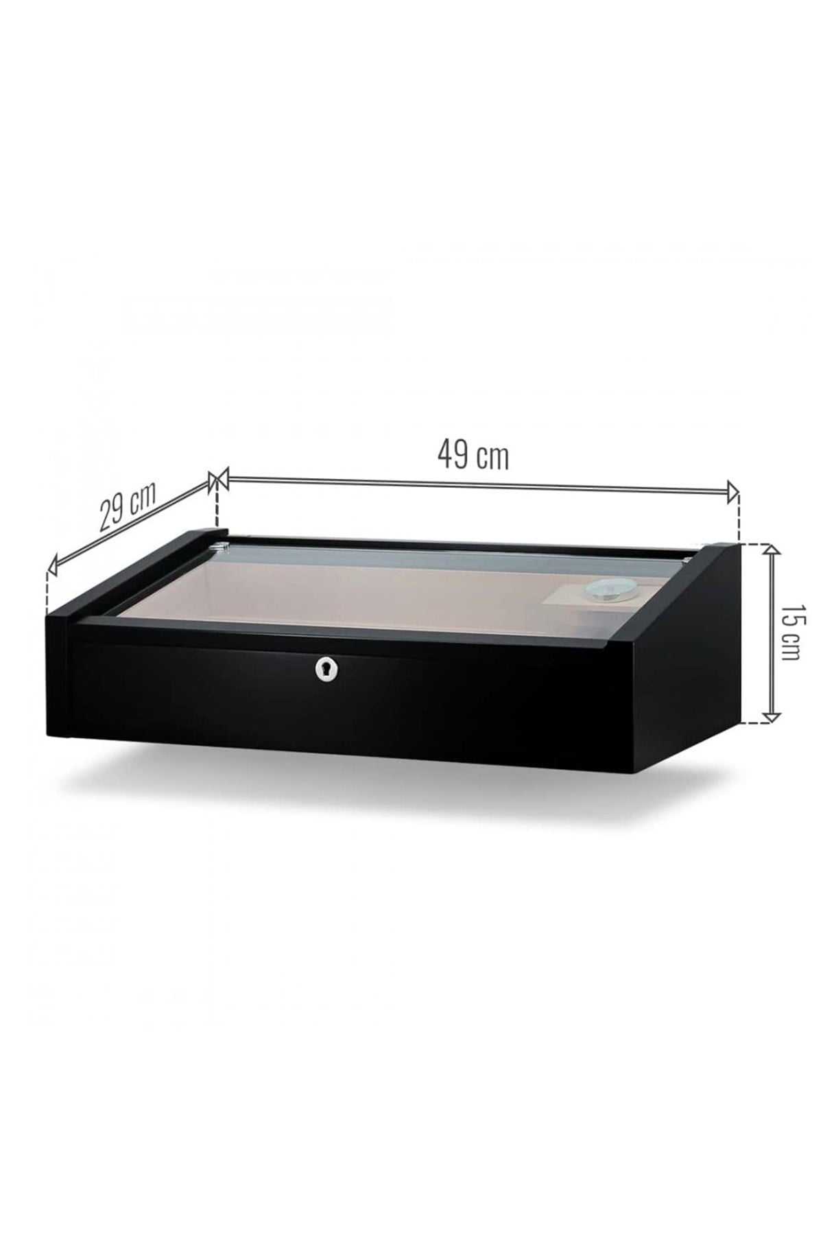 Adorini Vega Siyah Humidor Puro Kutusu