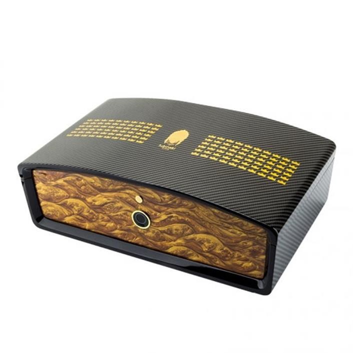 Lubinski Special Edt. Carbonfiber Parmakizi Humidor Puro Kutusu 80s