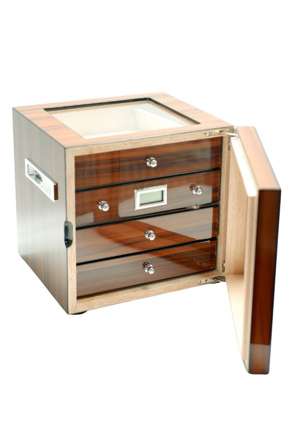 PremiumQuality Recoleta Kahverengi Humidor Puro Kutusu
