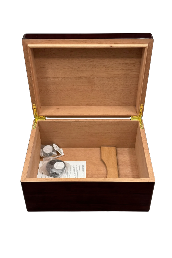 PremiumQuality Fortaleza Kahverengi Sedir Humidor Puro Kutusu