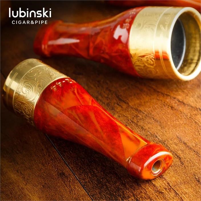 Lubinski 4lü 4 Boy Puro Ağızlığı Kahve-Gold (42-57 Ring)