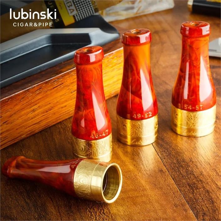 Lubinski 4lü 4 Boy Puro Ağızlığı Kahve-Gold (42-57 Ring)