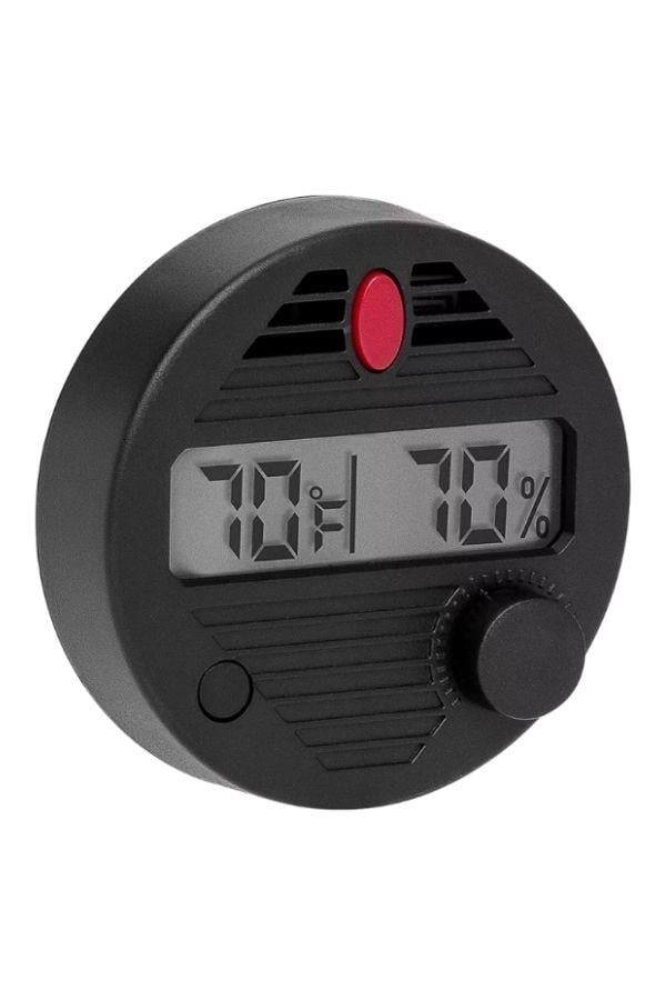 Hygroset Siyah Dijital Higrometre Nemölçer