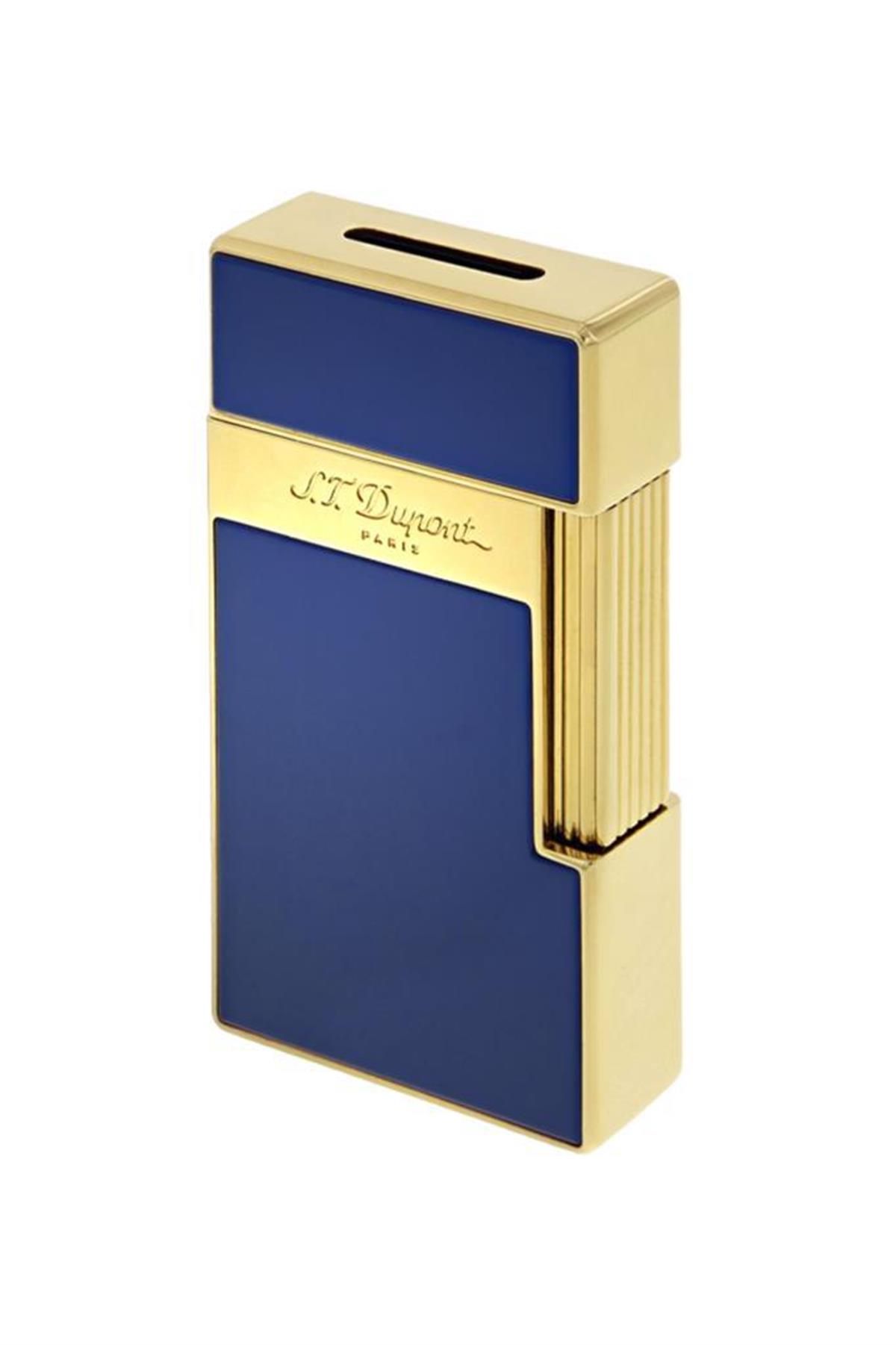 S.T. Dupont Big D Shiny Blue Lacquer Puro Çakmağı 25005