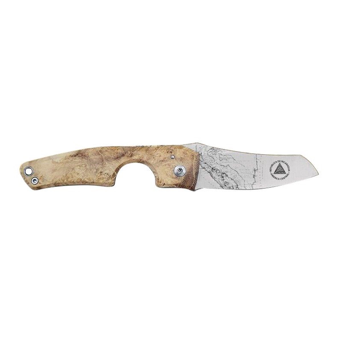 Le Petit By Les Fines Lames Nikaragua Acacia Burl Puro Kesici