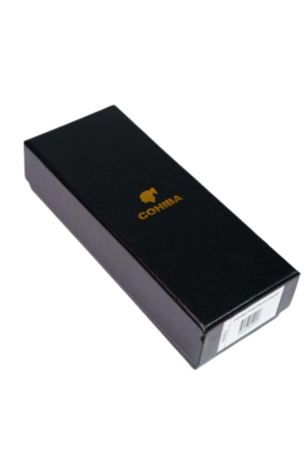 Cohiba Siyah İkili Deri Puro Kılıfı