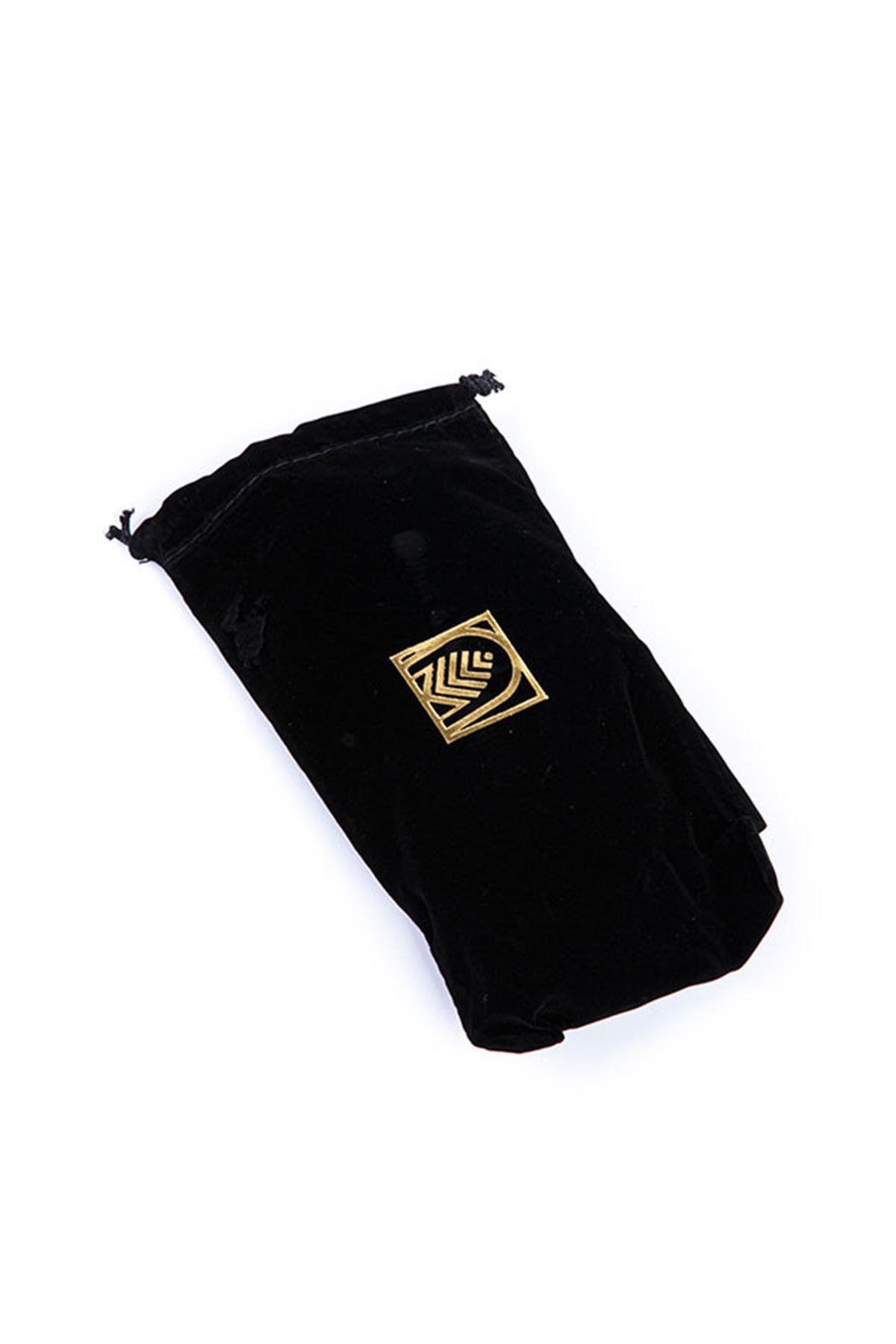 PQ Kırmızı-Siyah İkili Deri Puro Kılıfı