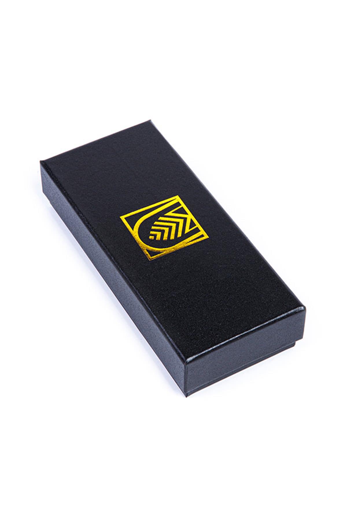 PQ Kırmızı-Siyah İkili Deri Puro Kılıfı