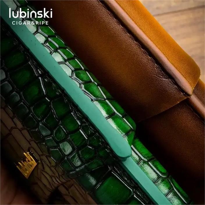 Lubinski Deri 3lü Puro Kılıfı Turuncu(60 Ring)