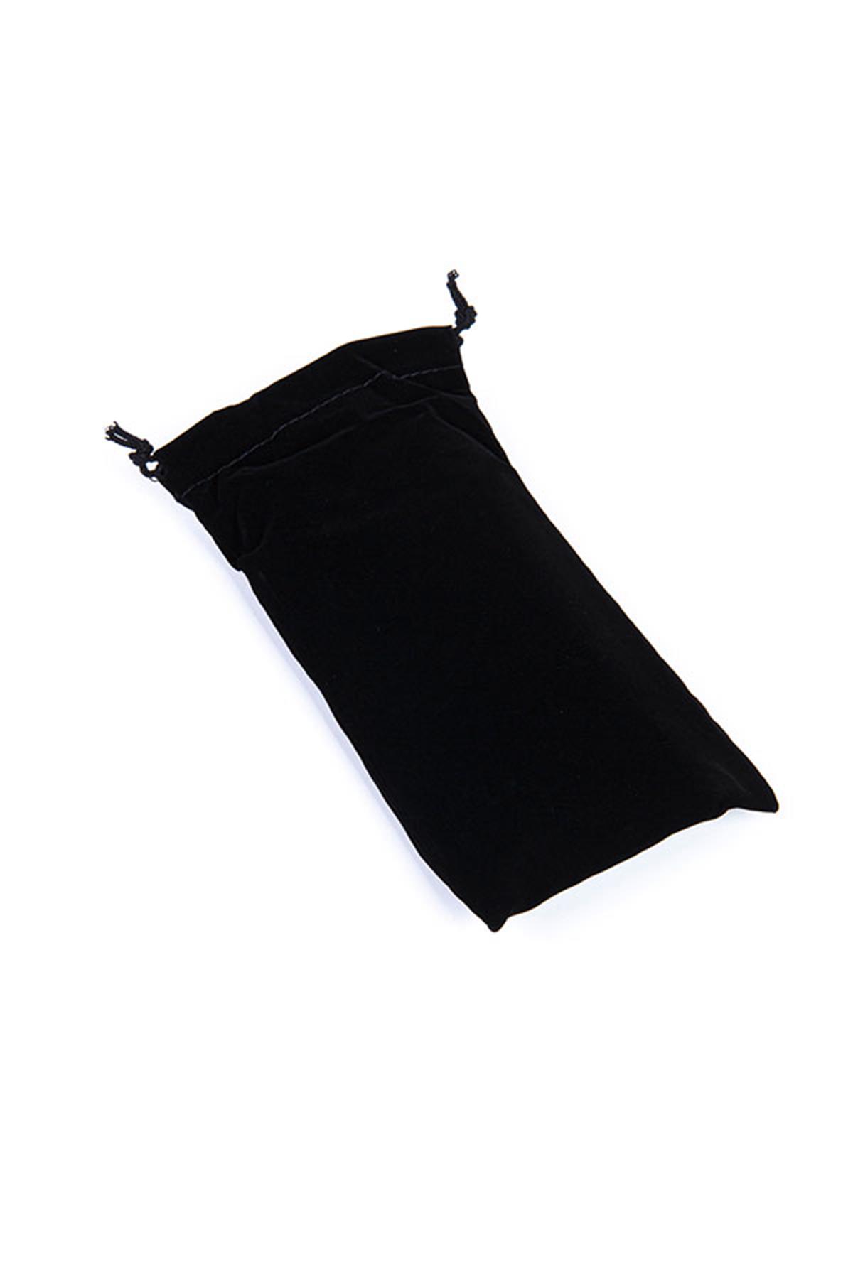 PQ Siyah-Beyaz Çizgili Deri Puro Kılıfı