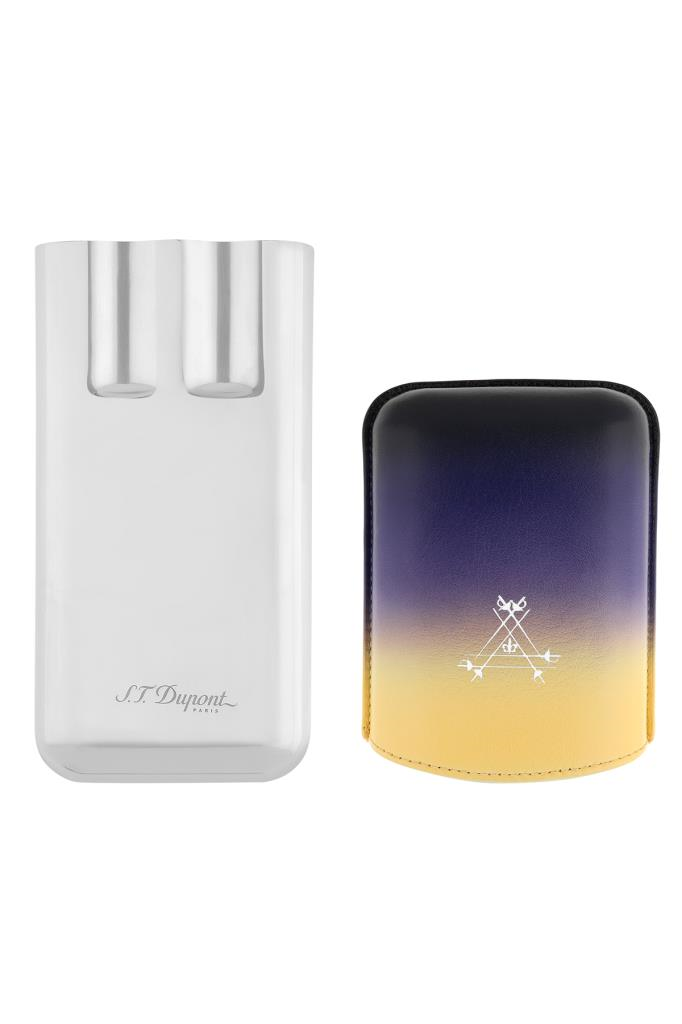 S.T. Dupont Monte Cristo La Nuit Blue Üçlü Puro Kılıfı 183035