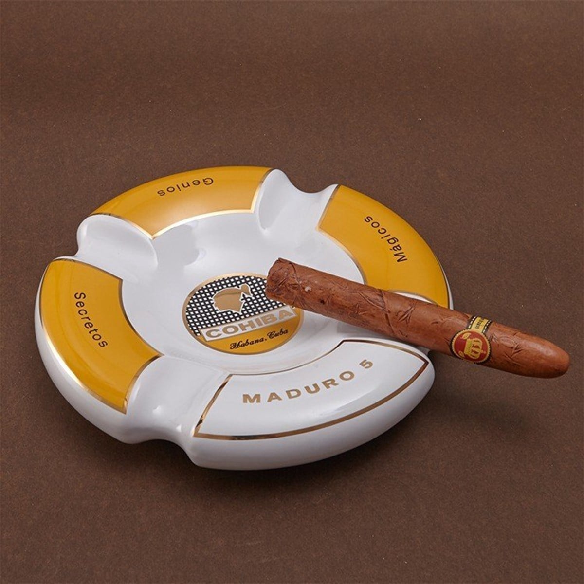 Cohiba Sarı-Beyaz 4lü Puro Küllüğü