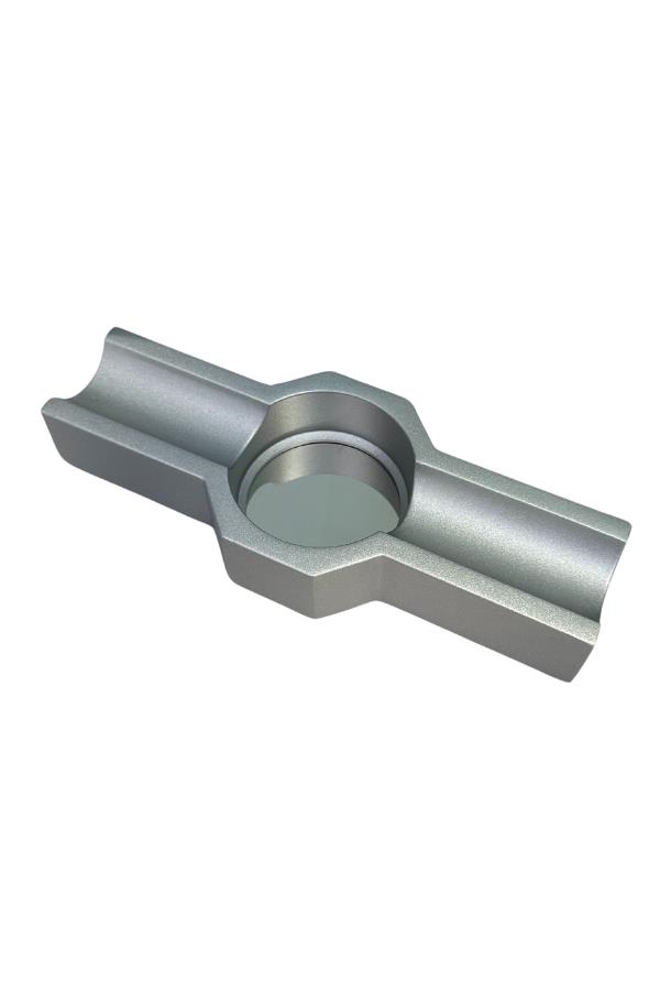 PQ Mat Gümüş Metal İkili Puro Küllüğü