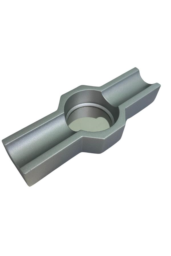 PQ Mat Gümüş Metal İkili Puro Küllüğü