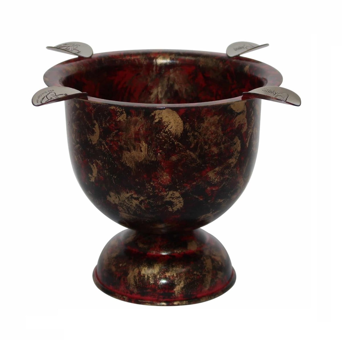 TR4314,Stinky Cigar Ashtray Siyah Altın Puro Küllüğü