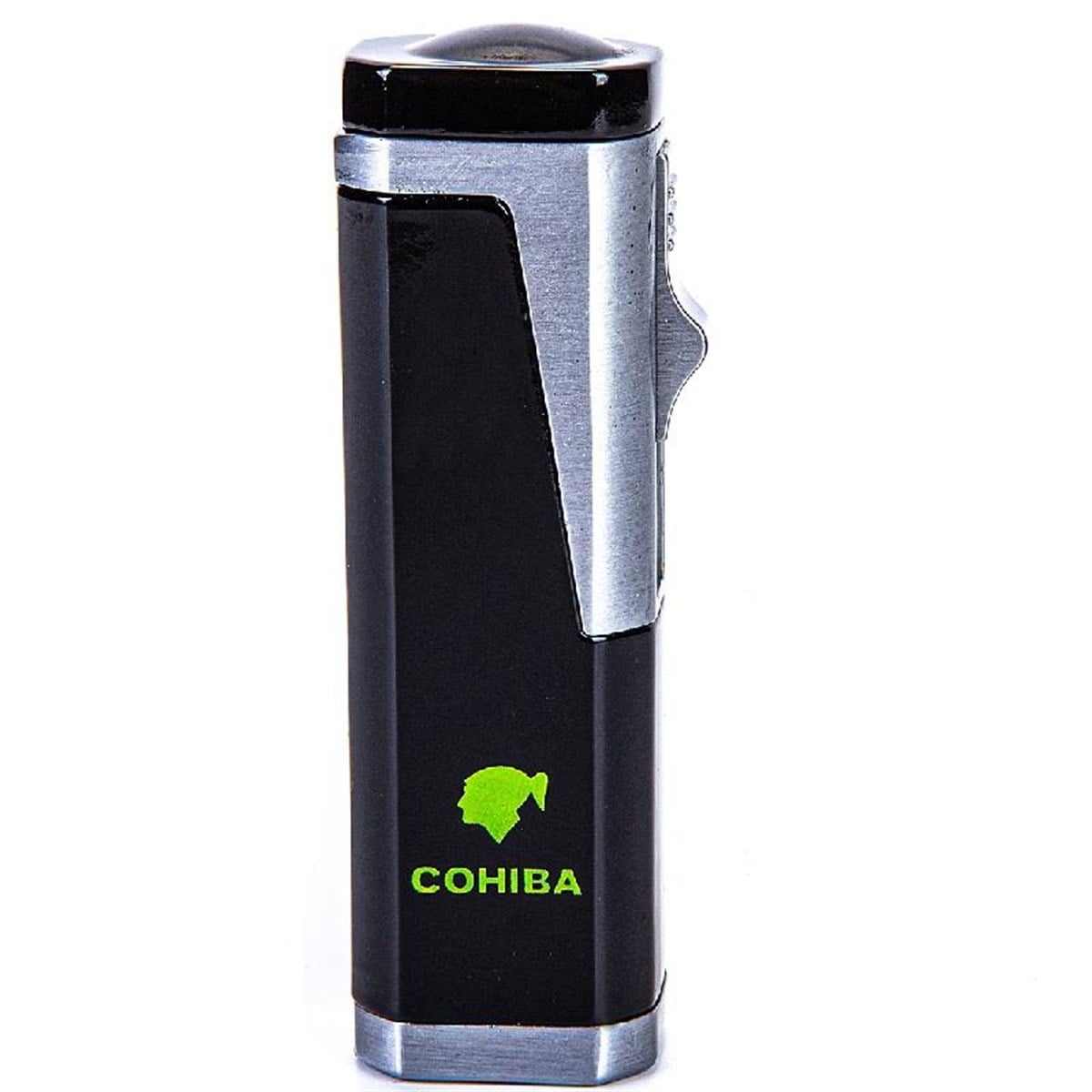 Cohiba Çakmak Kesici Küllük Sehpa Siyah Dörtlü Puro Set