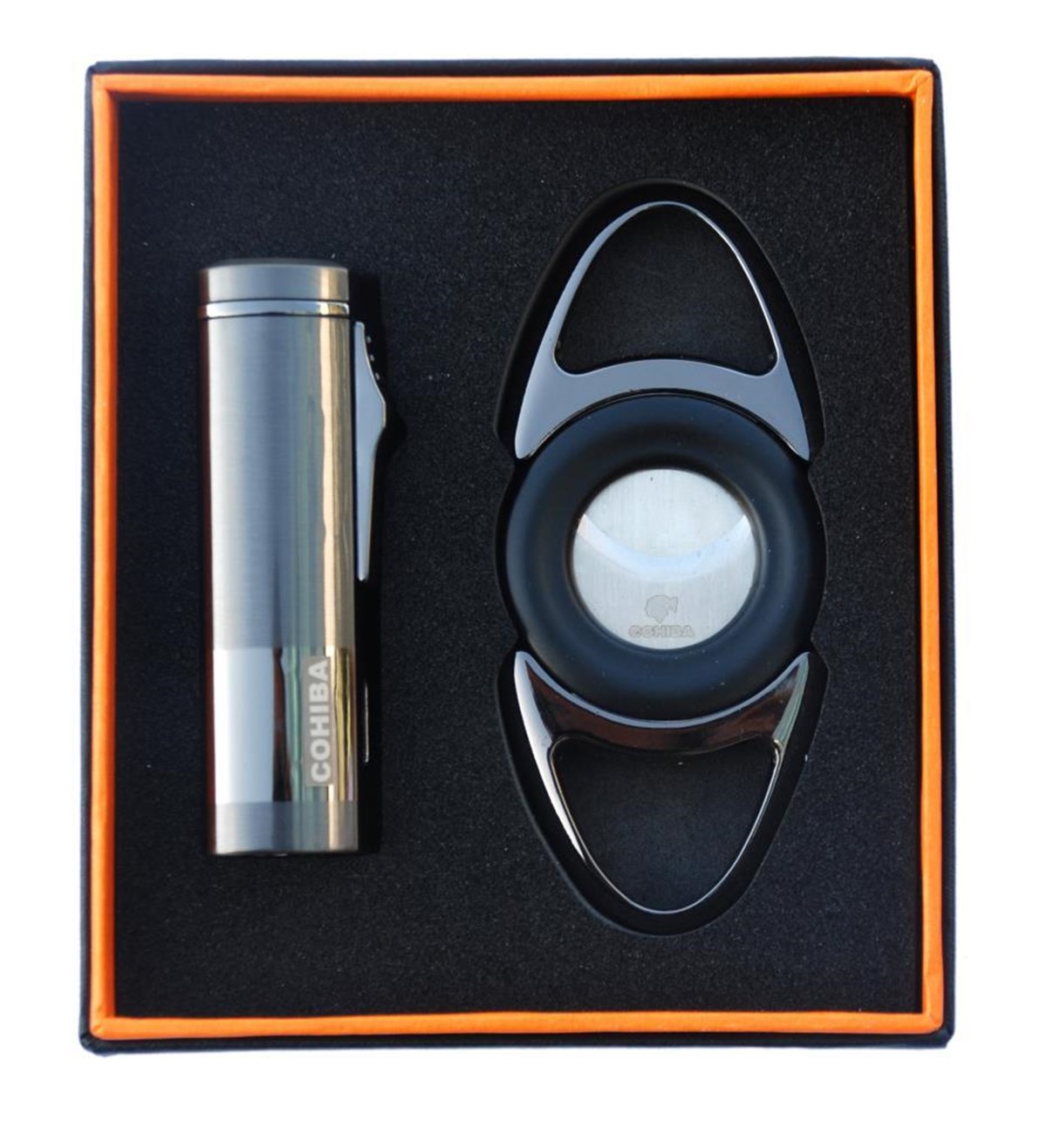 TR1961,Cohiba Çakmak Kesici İkili Set