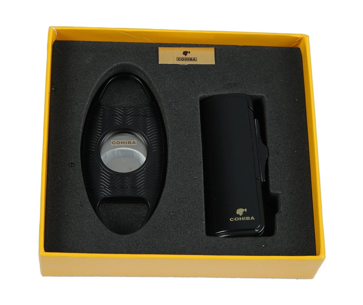 Cohiba Kesici Çakmak 2li Puro Seti
