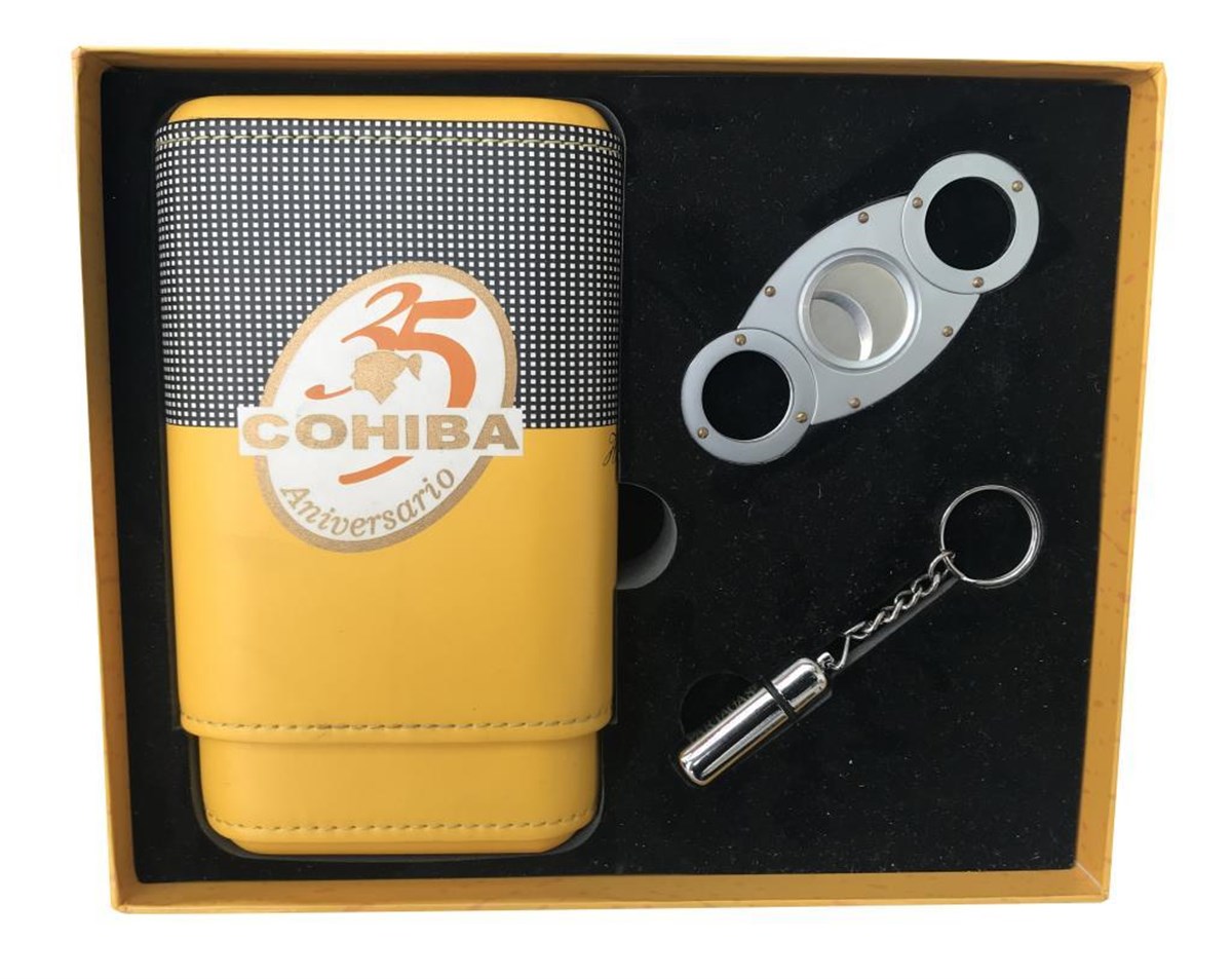 TR2147,Cohiba Kesici Delici Kılıf Üçlü Set