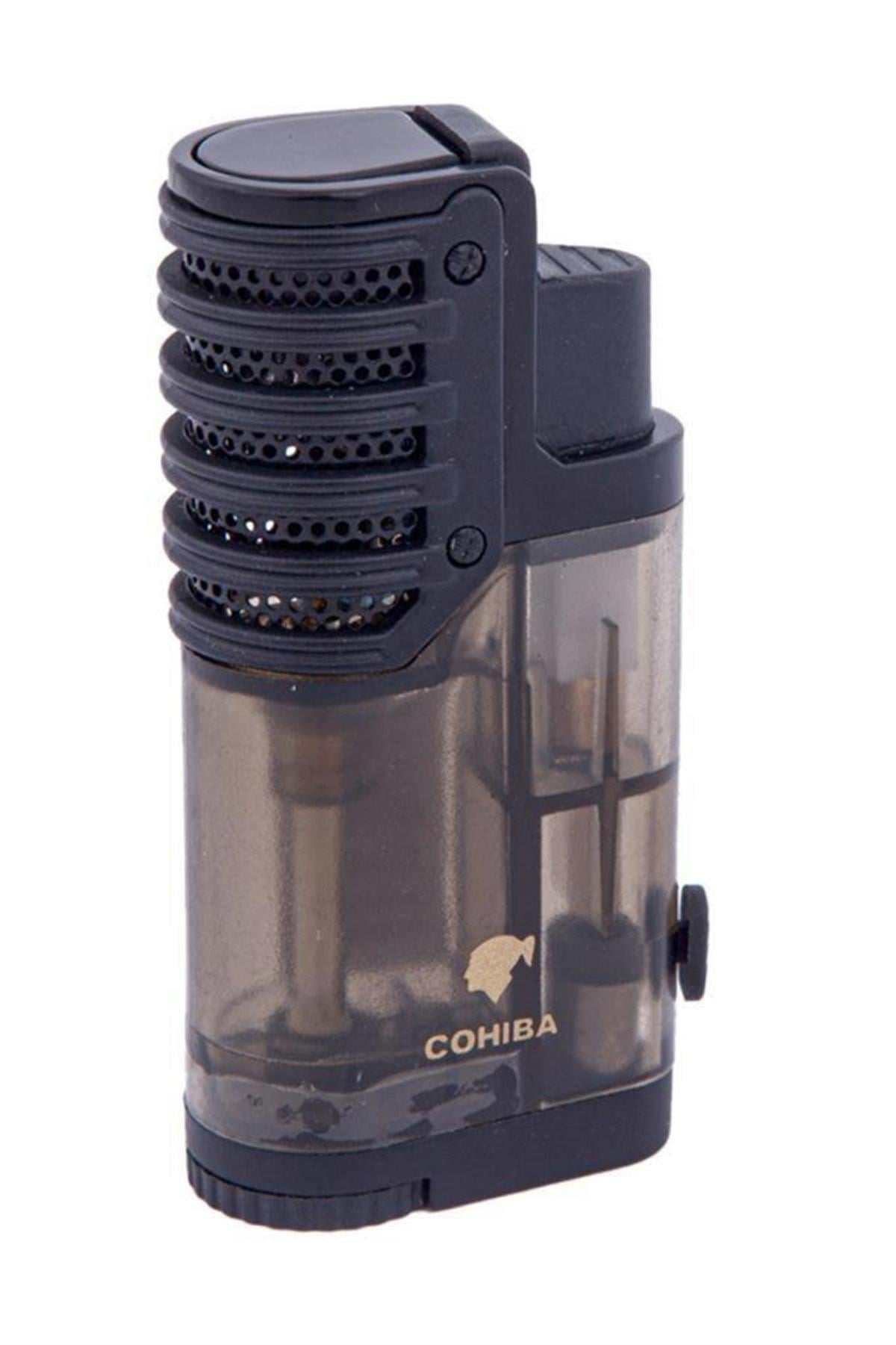 Cohiba Puro Starter Kit, Çakmak Kesici Kllük ve Bütan Gaz